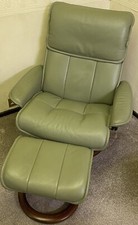 2 Ekornes Recliner Chairs And