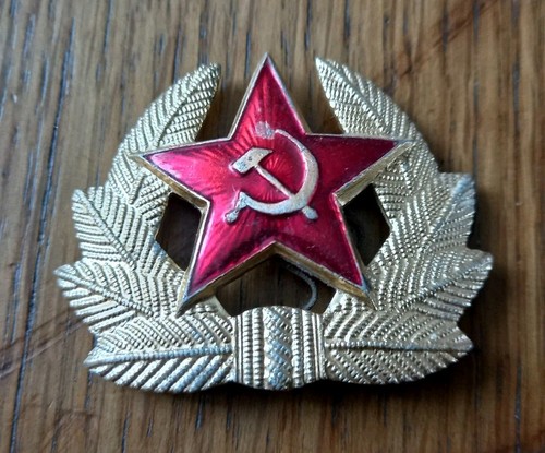 Soviet cap badge late - soviet,