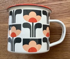 Rare ORLA KIELY Olive & Orange