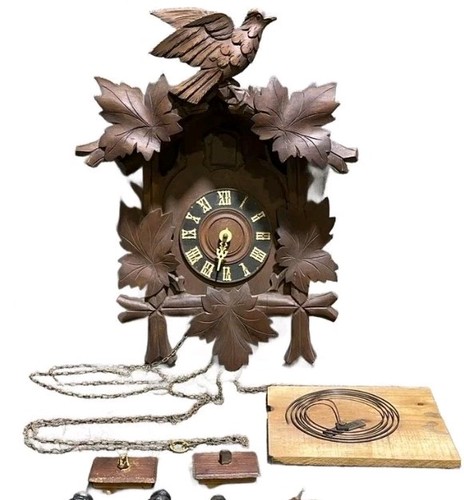 Vintage black forest cuckoo - black,