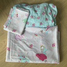FAIRIES PINK JUNIOR DUVET SET CATHERINE LANSFIELD (inc SHEET)