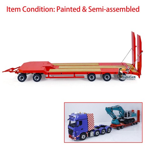 Lesu metal flatbed trailer for - metal,