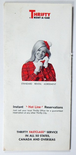 1974 thrifty rent car - thrifty, rent-a-car