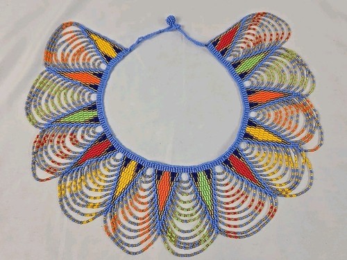 Beaded zulu necklace - zulu,