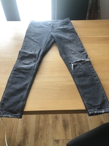 Zara mens mid grey - mens, ripped