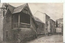 Cornwall Postcard - The Old Pillory and Guildhall - Looe - Ref  14347A