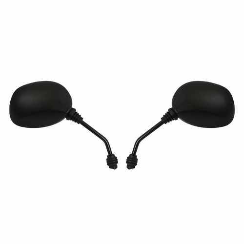 Mirrors 8mm black rounded - mirrors, left