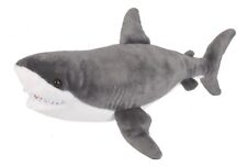 NEW WILD REPUBLIC CUDDLEKINS 54cm GREAT WHITE SHARK CUDDLY SOFT TOY TEDDY