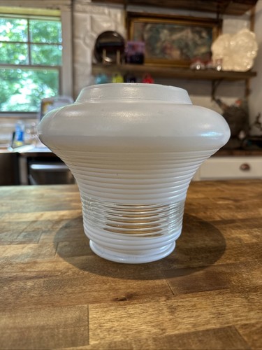 Vintage white clearglass - vintage, &