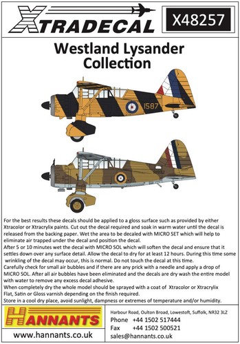 Xtradecal x48257 westland - xtradecal,