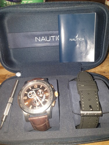 Nautica chronograph mens watch - chronograph,