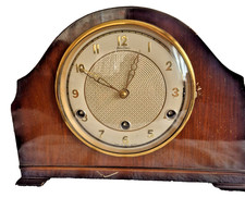 BENTIMA / PERIVALE WESTMINSTER CHIMING MANTEL CLOCK VINTAGE ART DECO