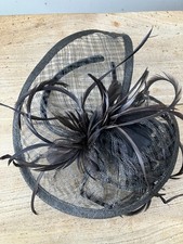 Hairband Fascinator Black Wedding MY HAT Gwyther Snoxells English Millinery