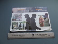 VINTAGE WEST YORKSHIRE POLICE NEVER TAKE SWEETS POSTER