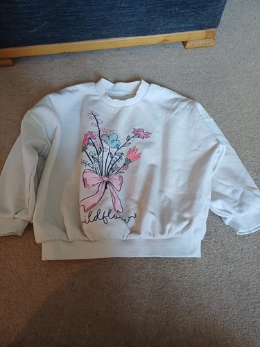 Matalan girls white pullover - white,