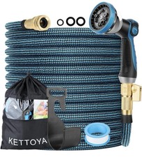 50FT  Expandable Garden Hose, Flexible Water Hose with 10-Pattern Spray