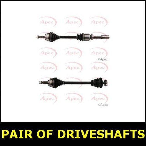 Pair driveshaft front left - pair,