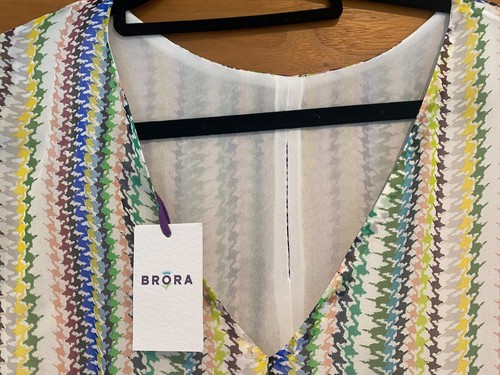 Brora rainbow silk dress - brora,