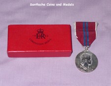 1953 OFFICIAL BOXED QUEEN ELIZABETH II CORONATION MEDAL - Nice Original Example