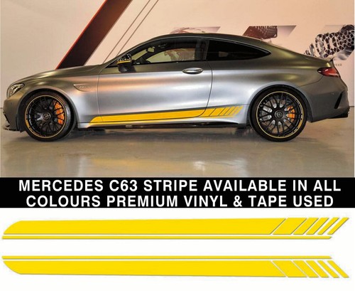 Mercedes c63 stripe premium - mercedes,
