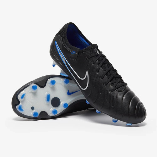 Nike mens black blue tiempo - mens,