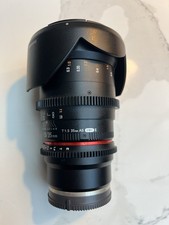 Samyang 35mm T1.5 VDSLR AS UMC II Cine Lens for Sony E Mount with Both Caps
