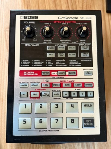 Boss 303 sample - dr., sampler