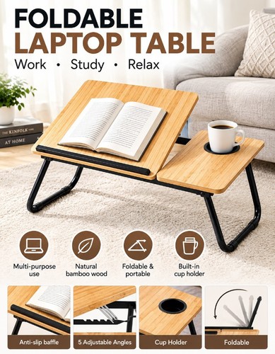 Folding laptop table stand - folding,