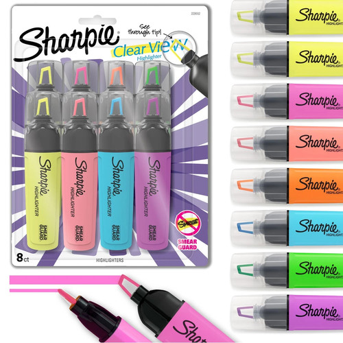 Sharpie highlighters clear - sharpie,