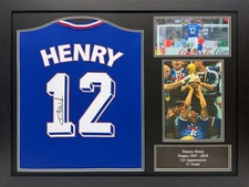 FRAMED THIERRY HENRY SIGNED
