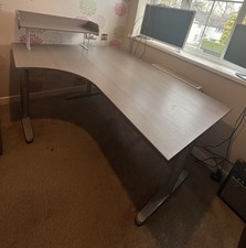 IKEA Corner Desk (left hand) with Adjustable Legs
