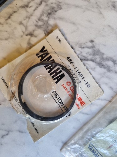 Yamaha yb100 piston rings 25 - piston, 0.25