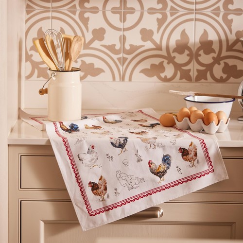 Cotton tea towel - cotton,