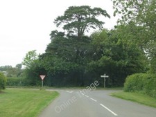 Photo 6x4 Road junction north of Hook Norton Scotland End  c2011