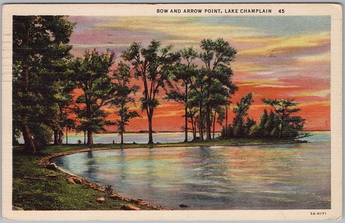 Bow arrow point lake - &,