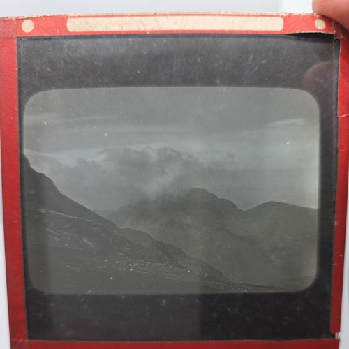 Glass magic lantern slide - lantern, a
