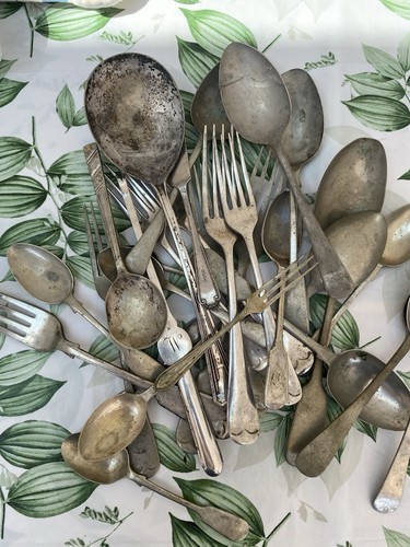 Antique epns forks spoons - epns, forks,