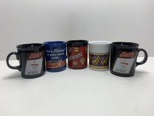 5x Vintage Mug Bundle Chocolate Bars Mars Maltesers Time Out Twirl 