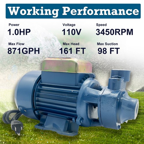 Self priming 1hp clear water - self-priming,