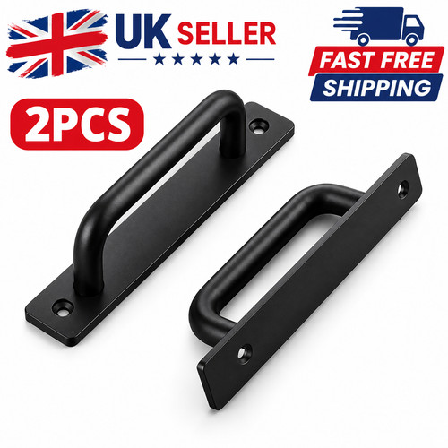 Pcs black door pull handles - 2,