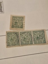 King george stamp halfpenny - george,