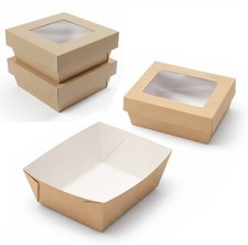 Kraft Food Container with