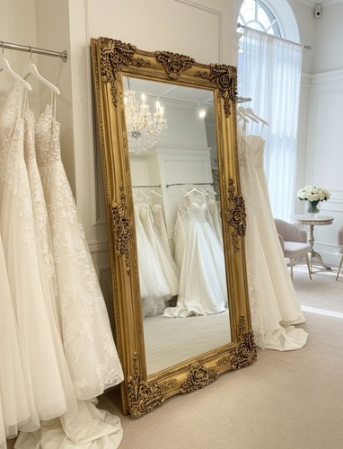 Mirror huge antique gold - antique,