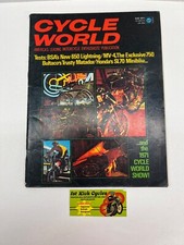 CYCLE WORLD MAGAZINE AUGUST