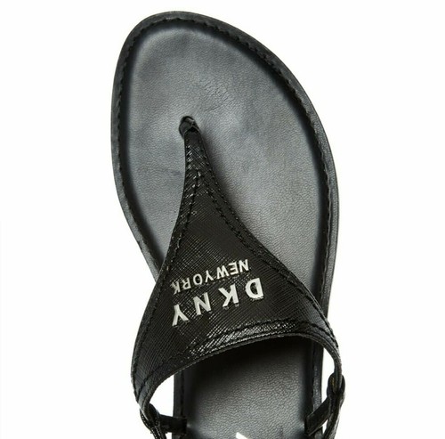 Dkny black thong sandal - thong,