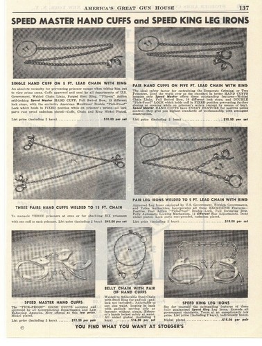 1951 speed master hand cuffs - speed,