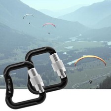 2 Pieces / Set 20KN Aluminum Alloy Abseiling Paragliding