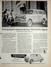 Original Triumph AD: 1959