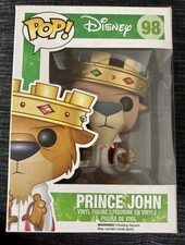Funko Pop Disney Robin Hood Prince John 98 Rare / Vaulted READ DESCRIPTION