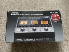 ZOOM G3 Multi-Effects FX Processor Guitar Pedal